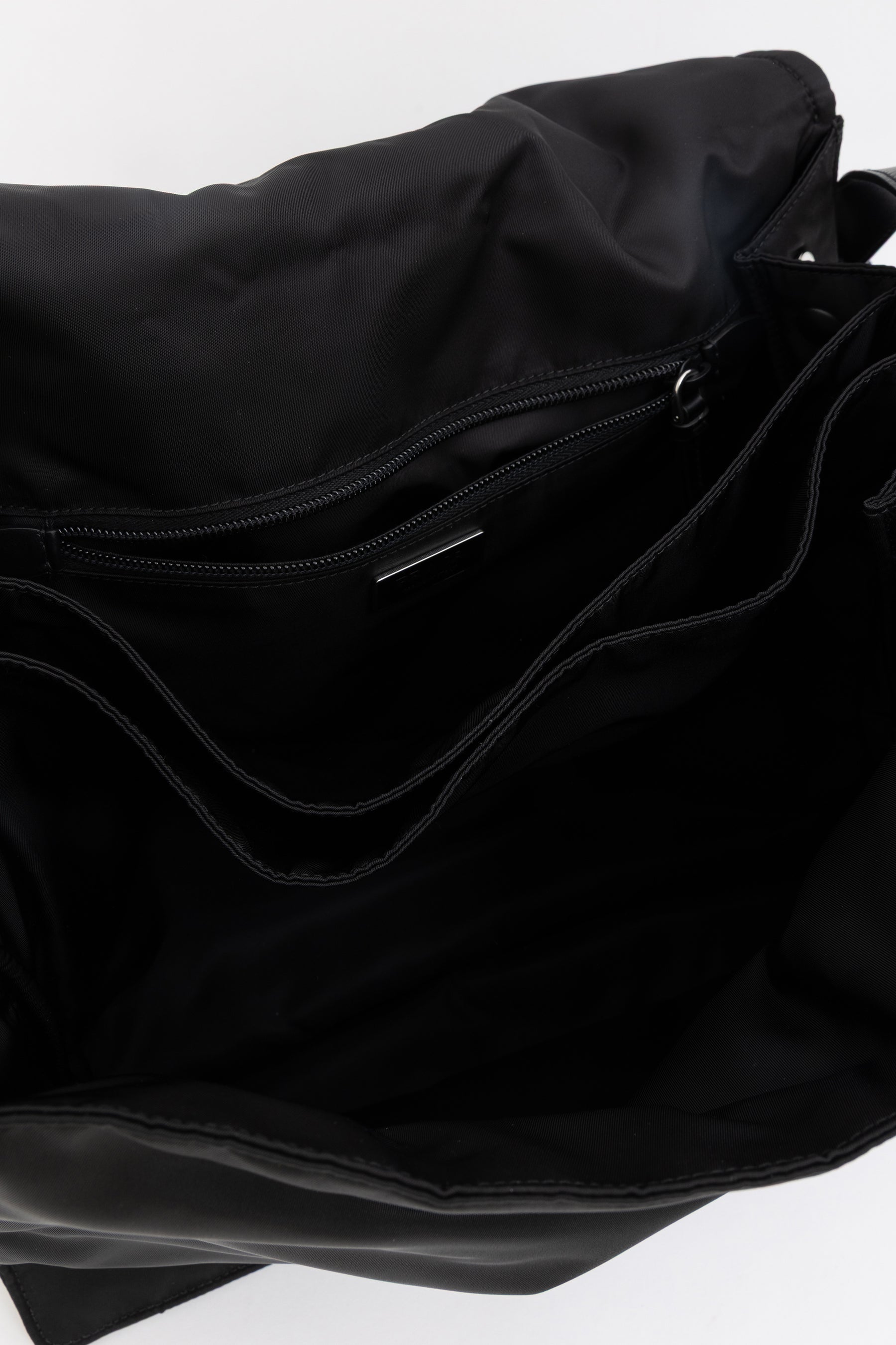 Traveller Large Padded Re-Nylon Shoulder Bag