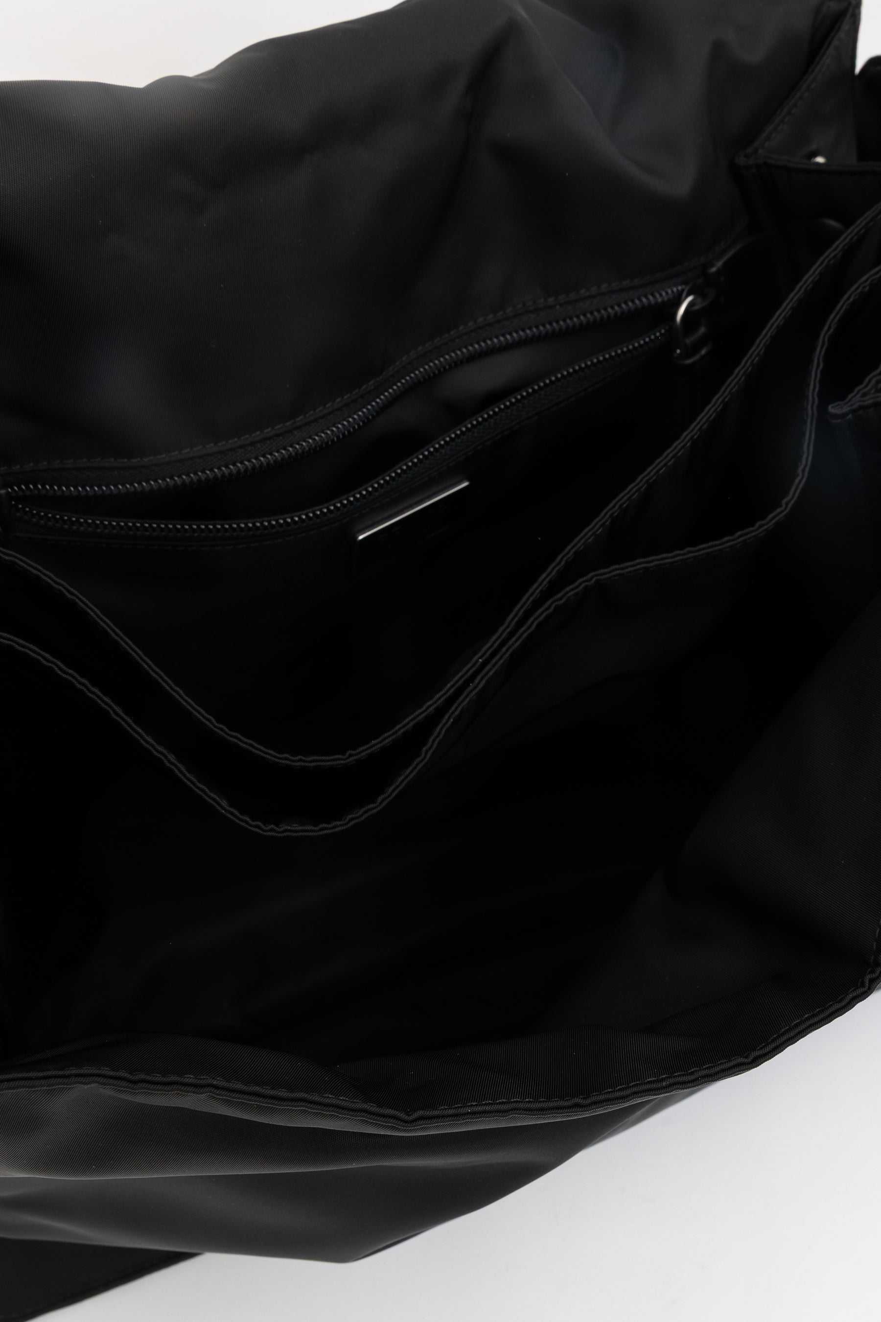 Traveller Large Padded Re-Nylon Shoulder Bag