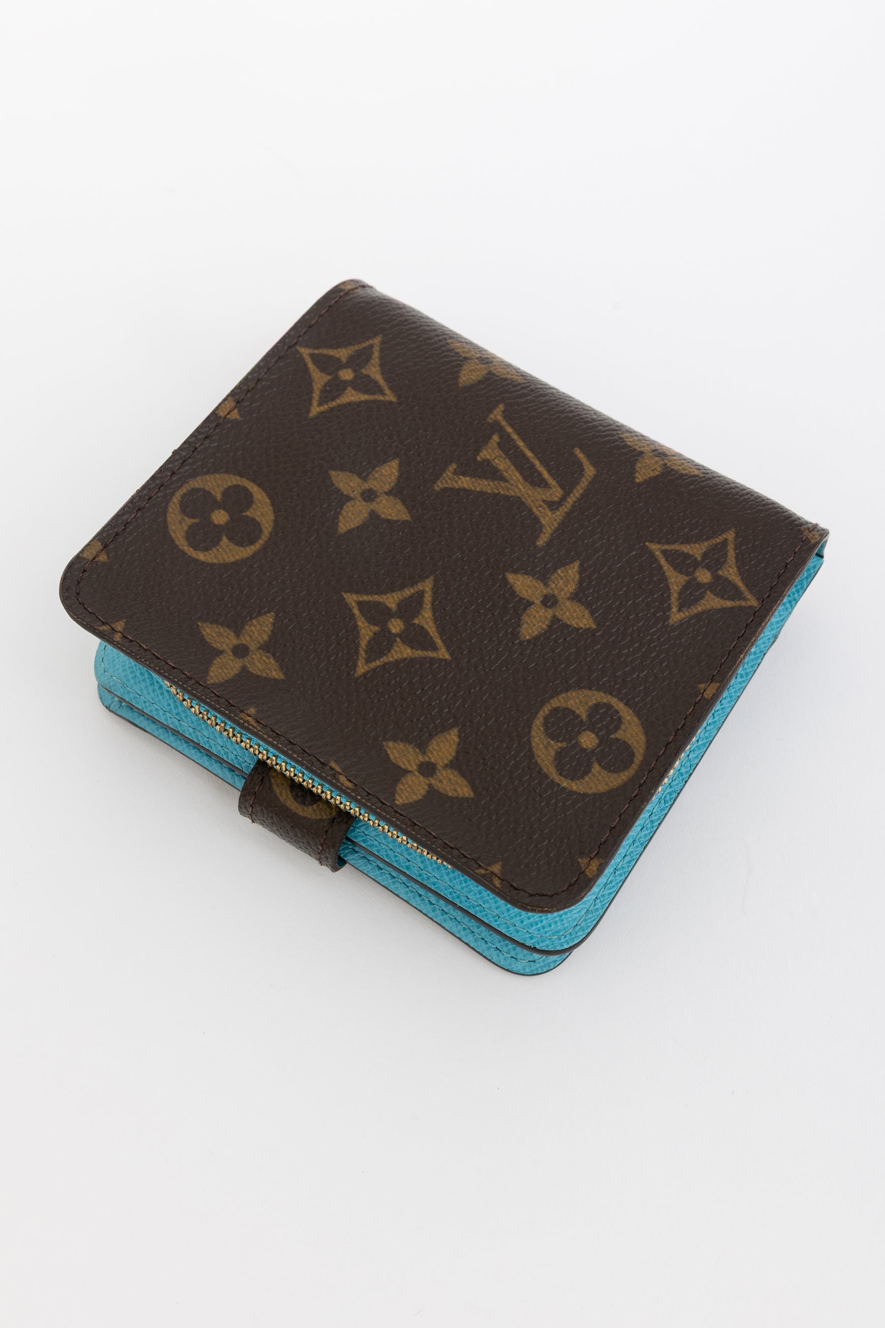 Monogram Groom Compact Zip Wallet