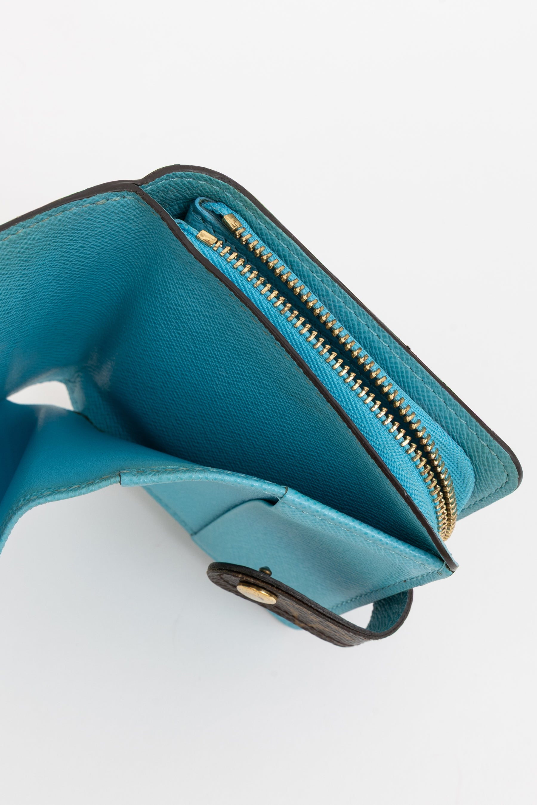 Monogram Groom Compact Zip Wallet