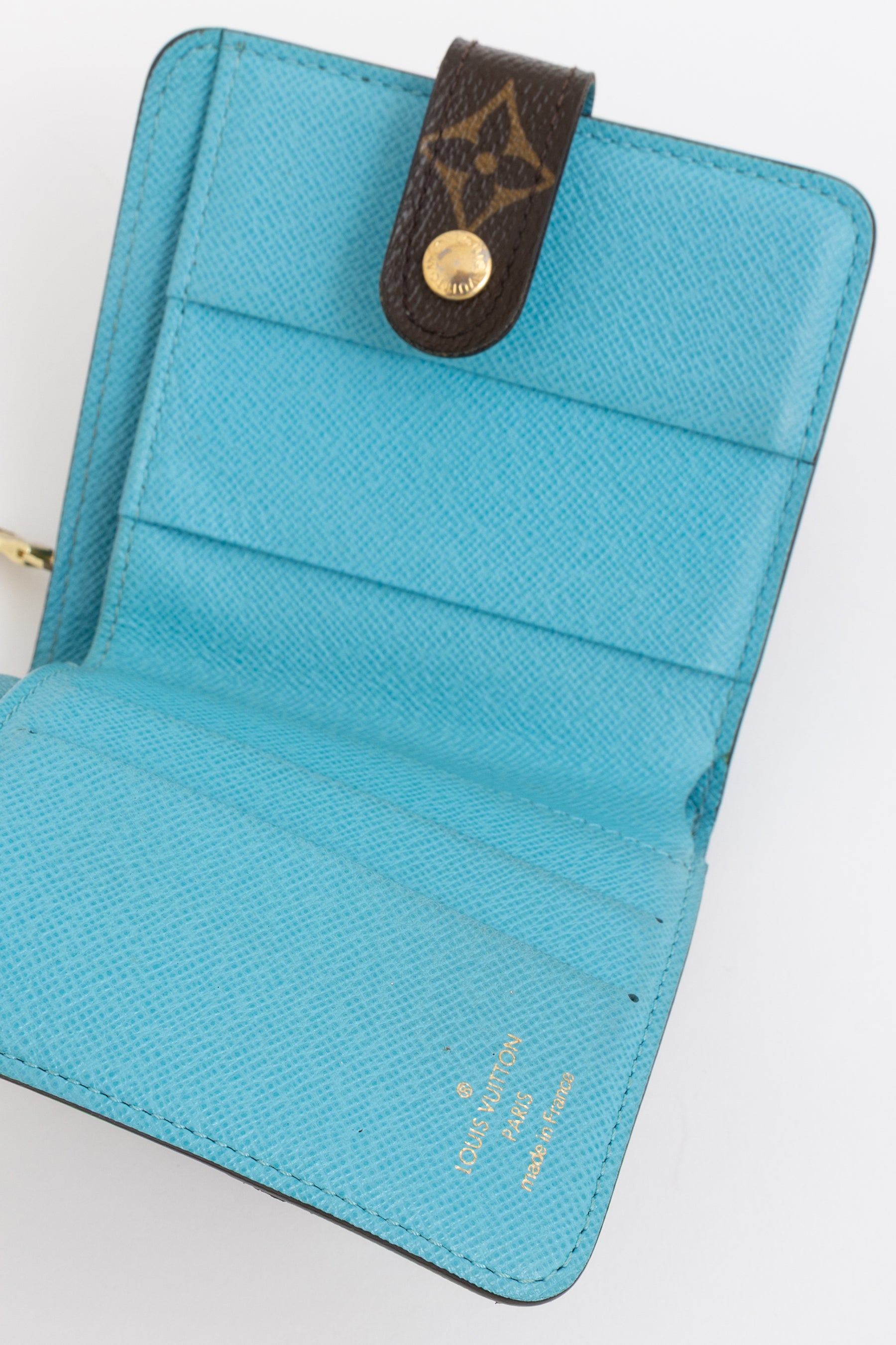 Monogram Groom Compact Zip Wallet