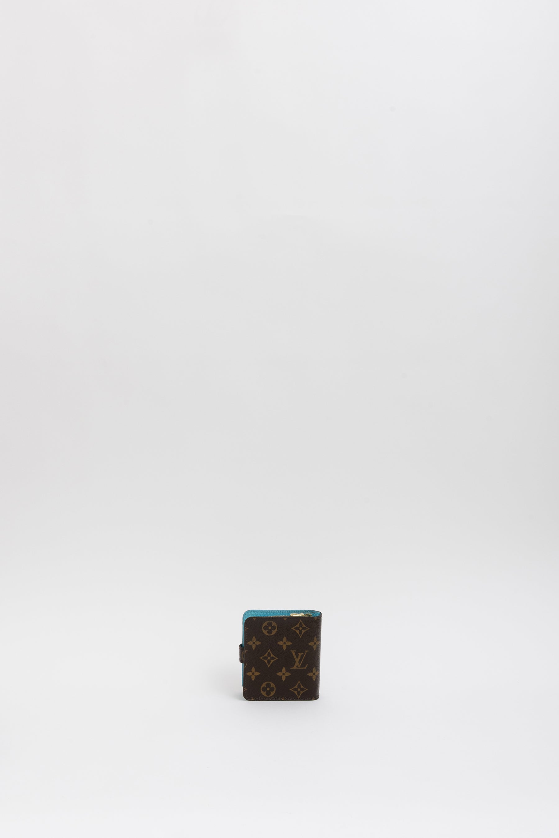 Monogram Groom Compact Zip Wallet