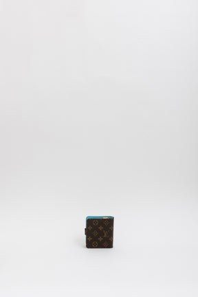 Monogram Groom Compact Zip Wallet