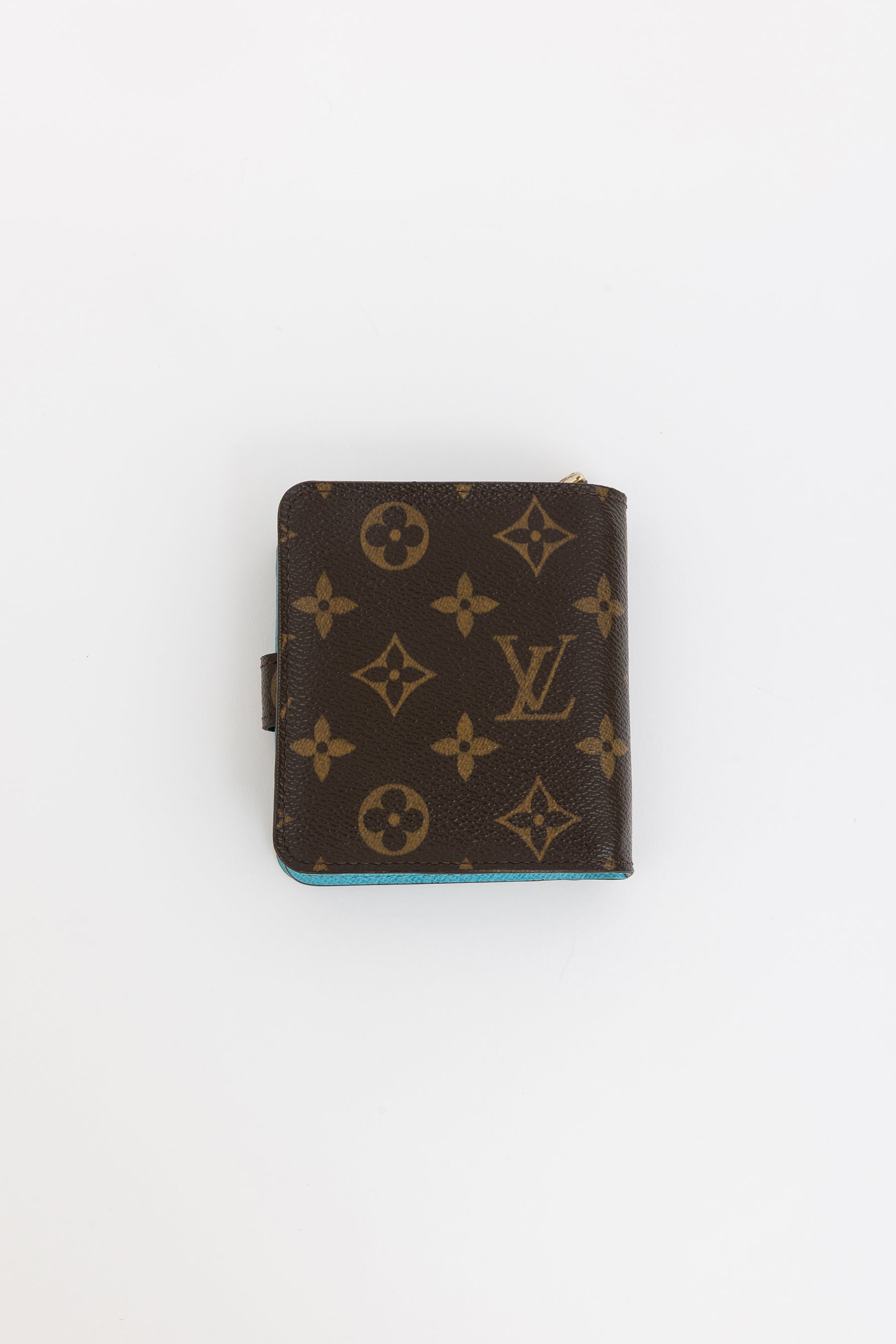 Monogram Groom Compact Zip Wallet