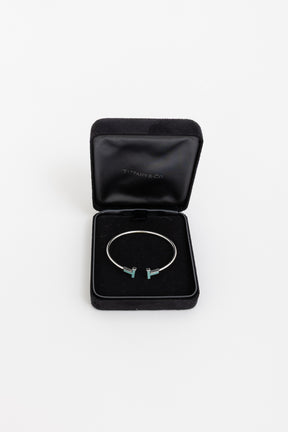 Tiffany T Turquoise Wire Bracelet