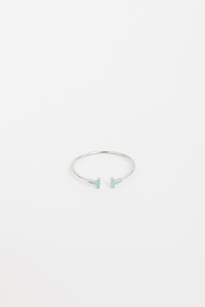Tiffany T Turquoise Wire Bracelet