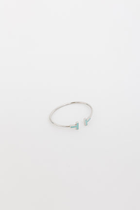 Tiffany T Turquoise Wire Bracelet