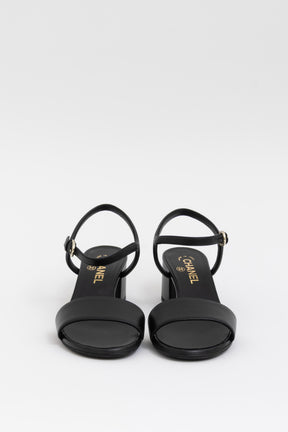 Block-Heeled Strappy Sandals