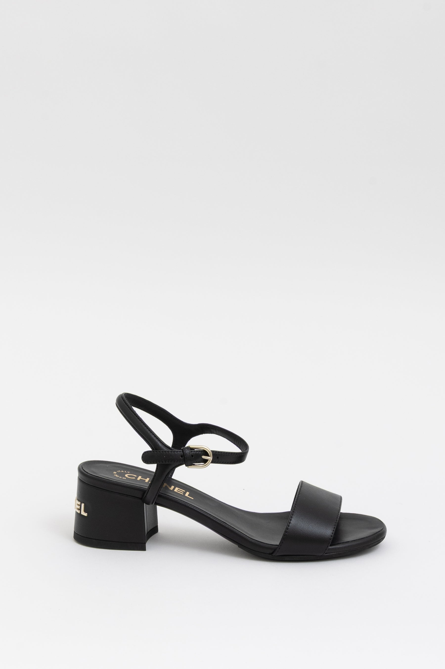 Block-Heeled Strappy Sandals