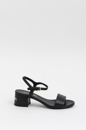 Block-Heeled Strappy Sandals