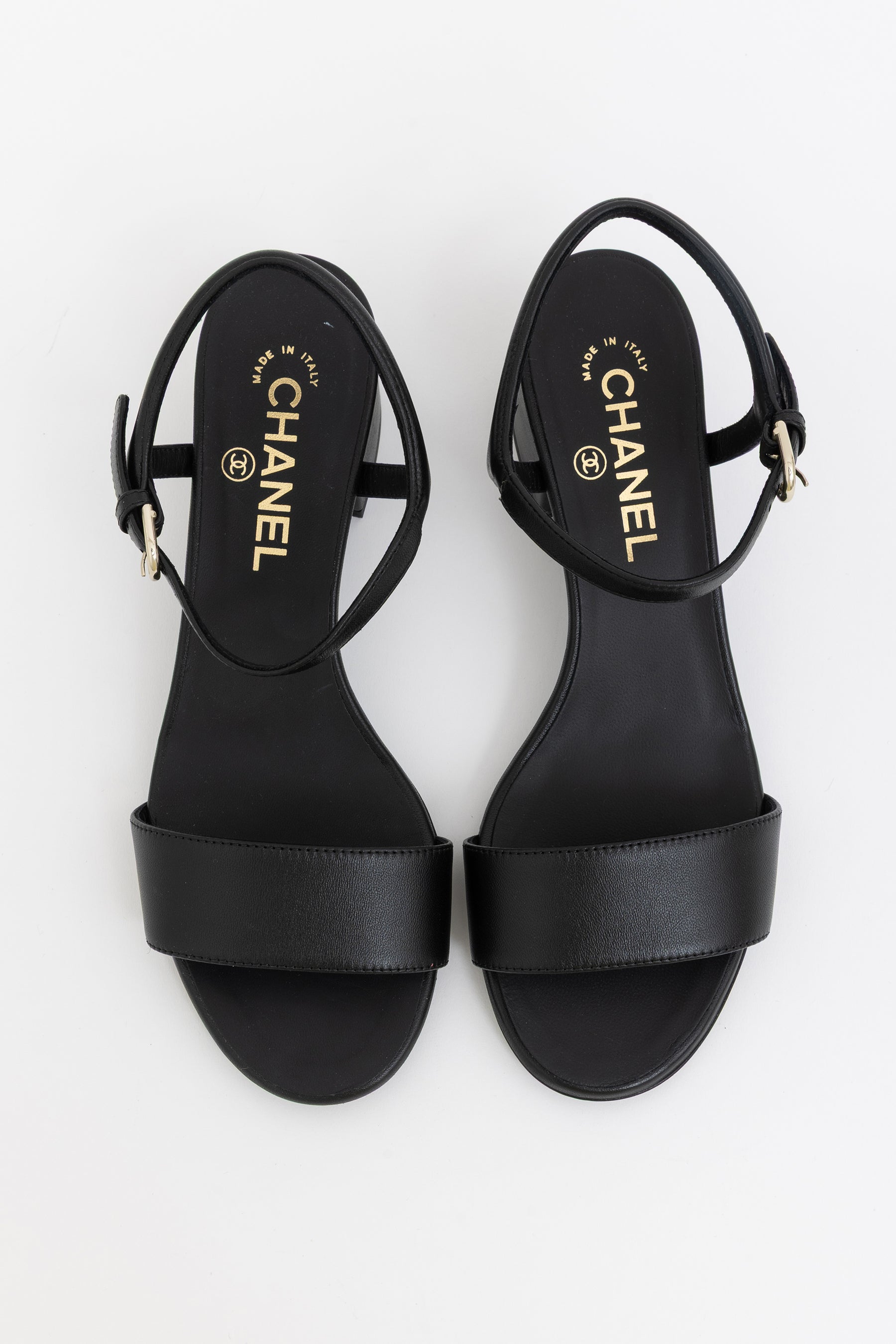 Block-Heeled Strappy Sandals
