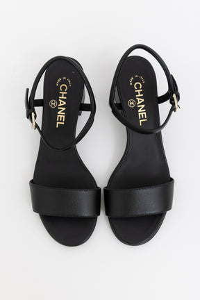 Block-Heeled Strappy Sandals