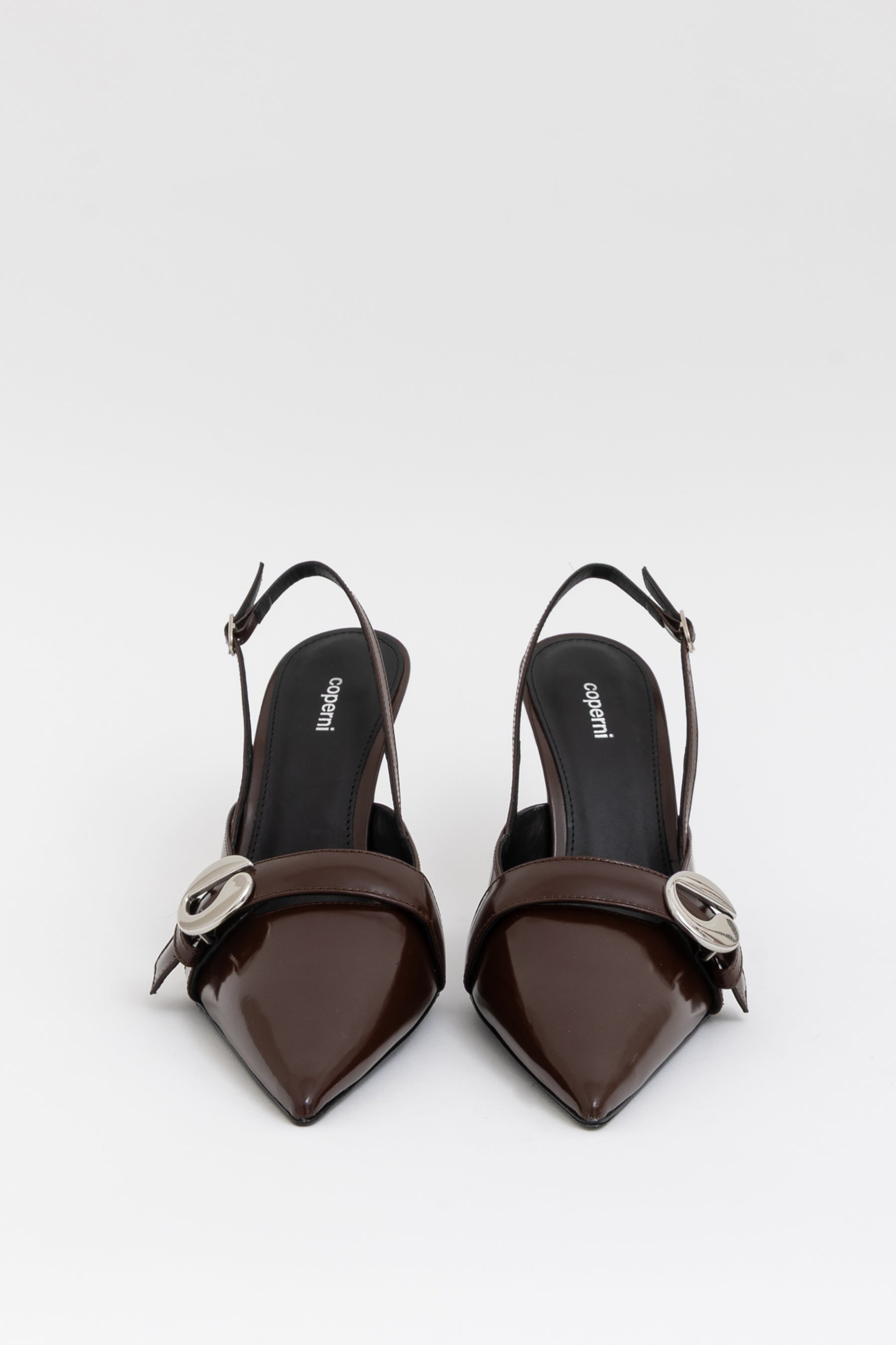 Belt Stiletto Slingback Pumps