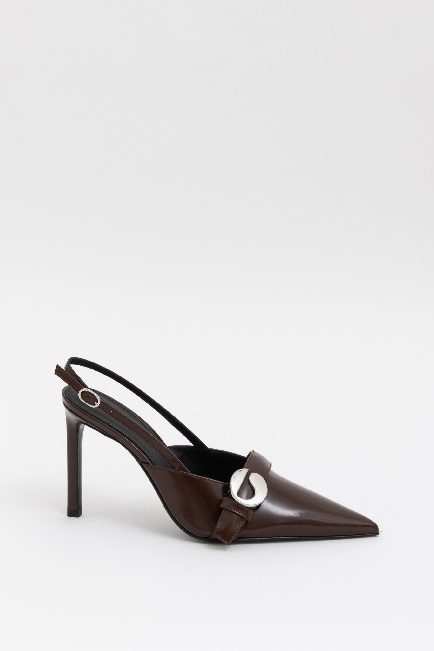 Belt Stiletto Slingback Pumps