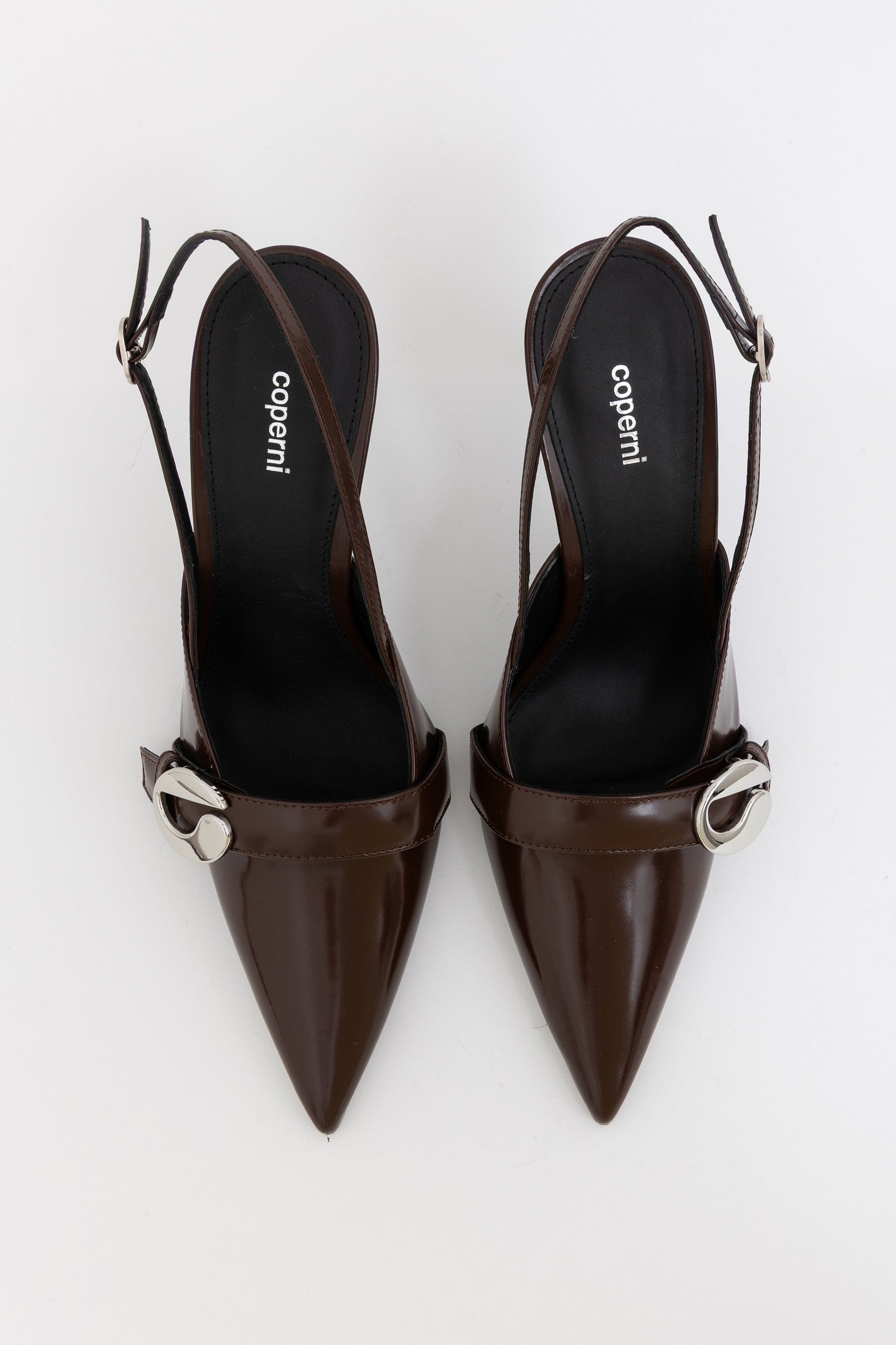 Belt Stiletto Slingback Pumps