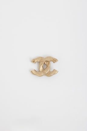 Crystal Twisted CC Brooch