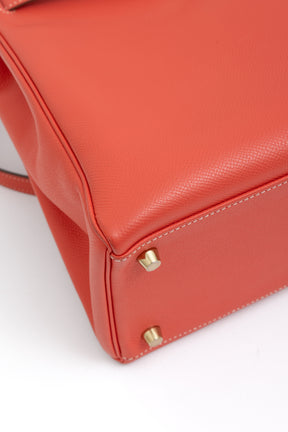 Kelly Retourne 35 in Epsom Leather