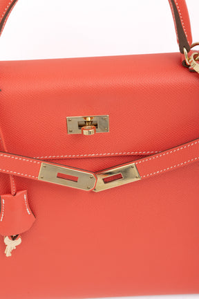 Kelly Retourne 35 in Epsom Leather