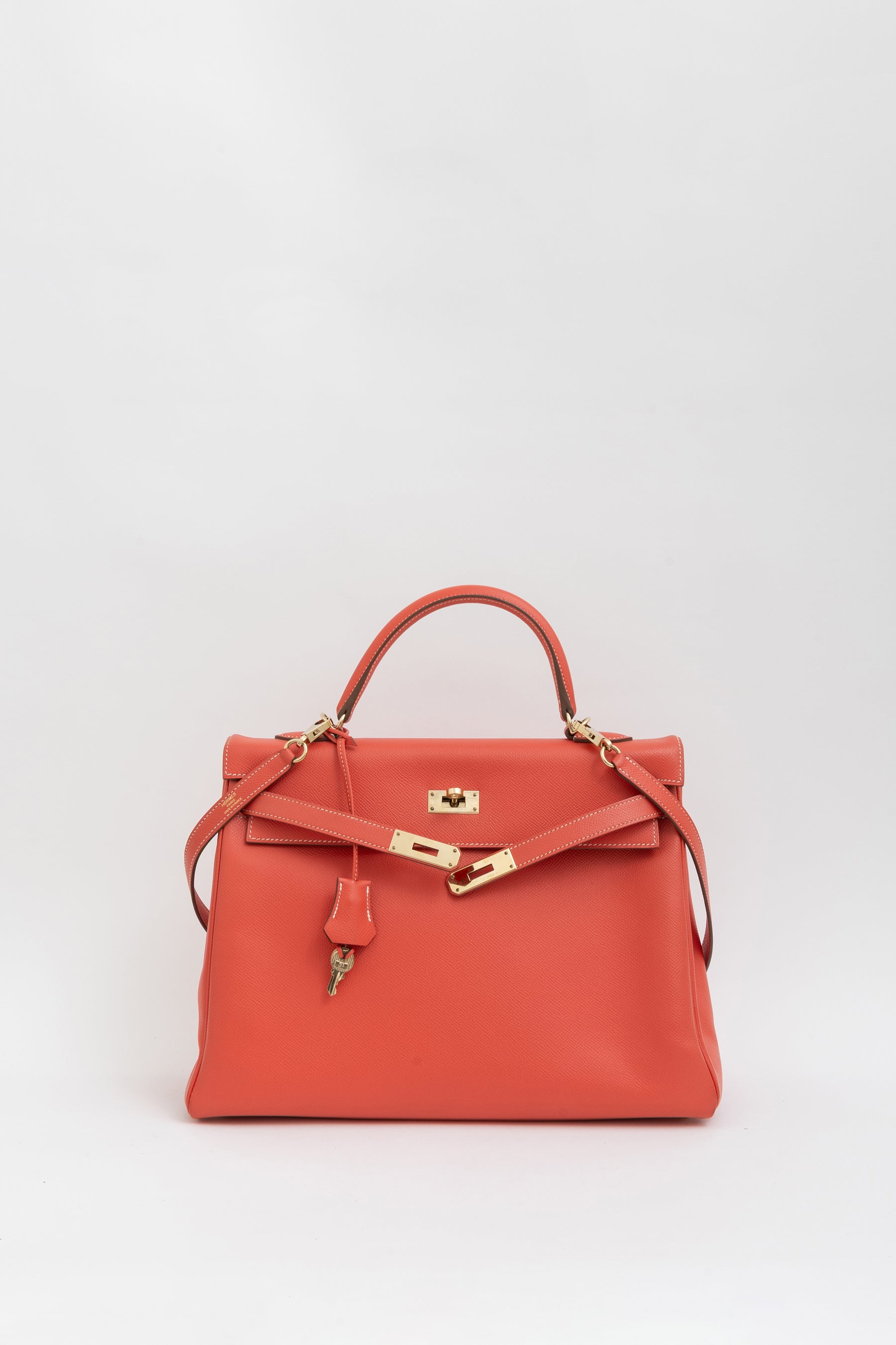 Kelly Retourne 35 in Epsom Leather