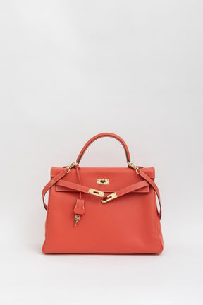 Kelly Retourne 35 in Epsom Leather