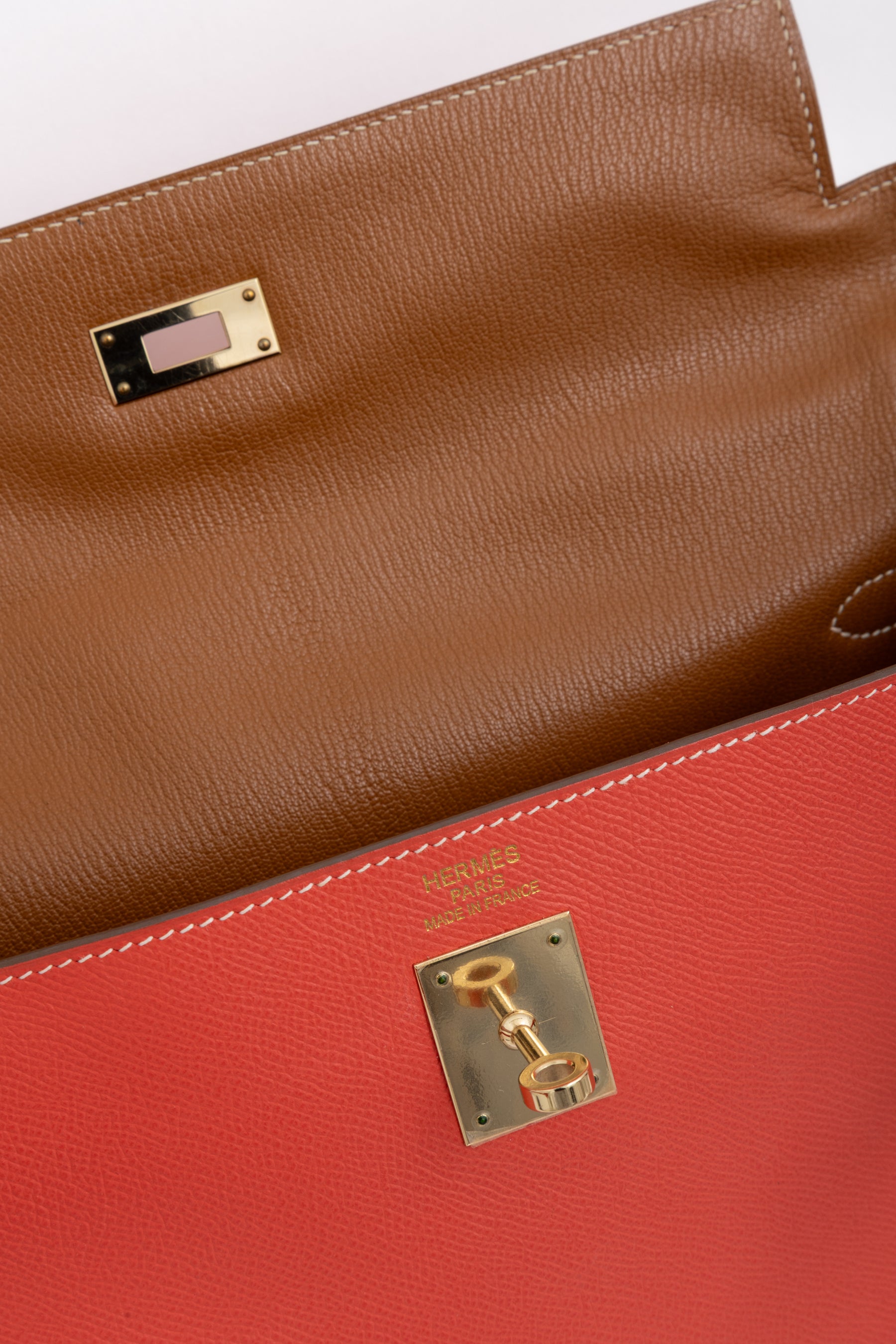 Kelly Retourne 35 in Epsom Leather