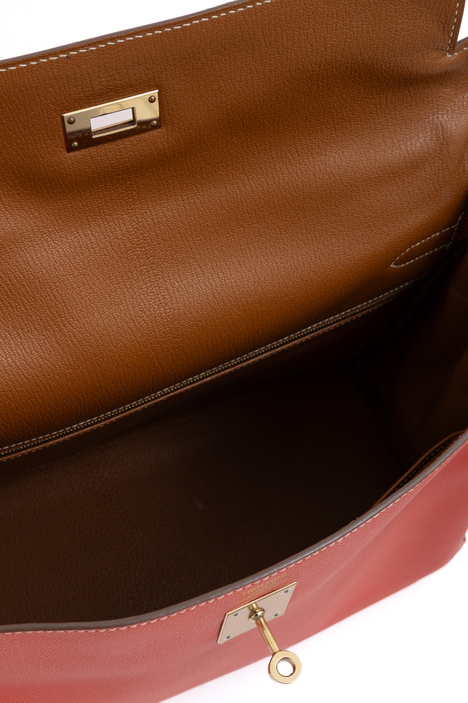 Kelly Retourne 35 in Epsom Leather