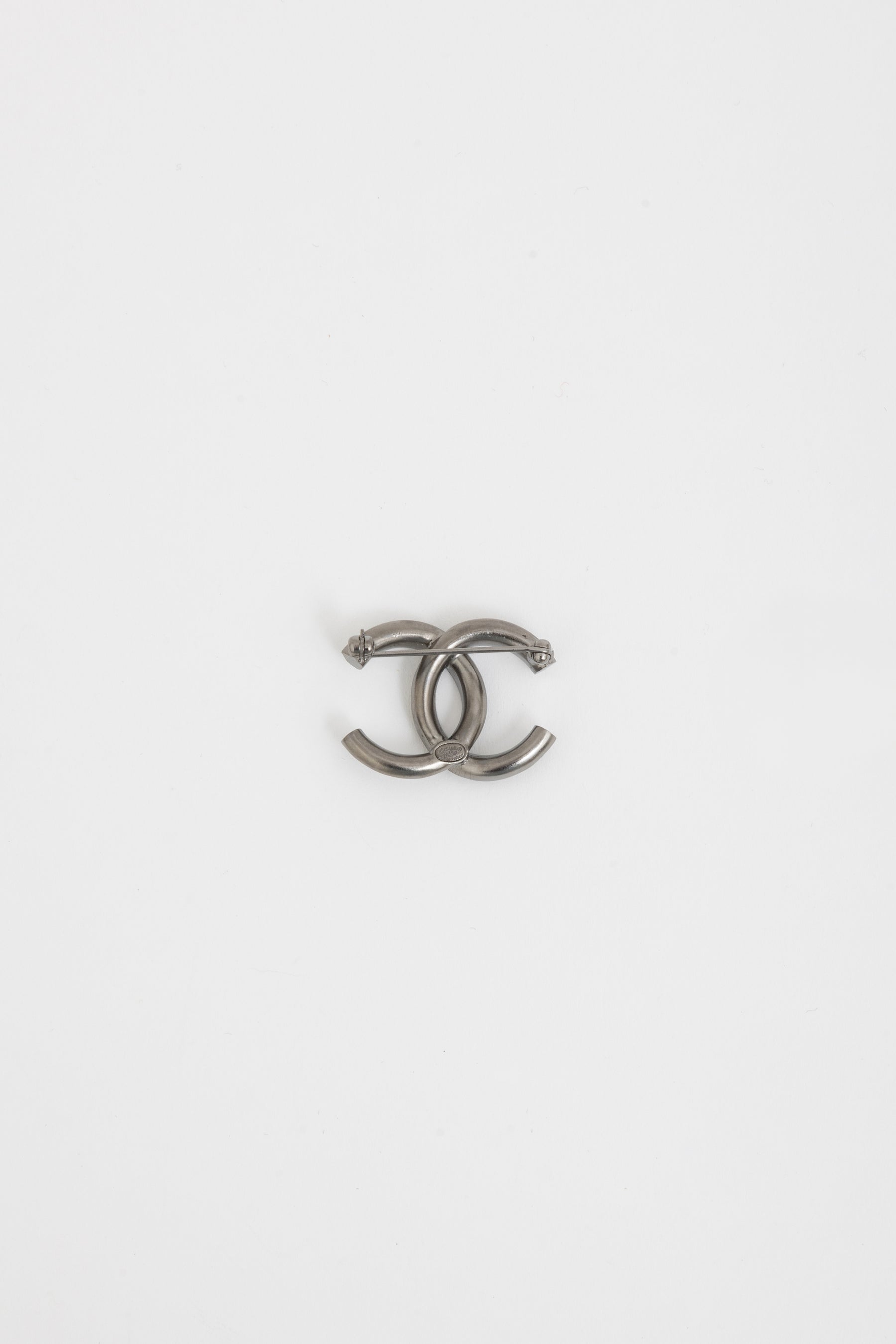 Ruthenium CC Strass Brooch