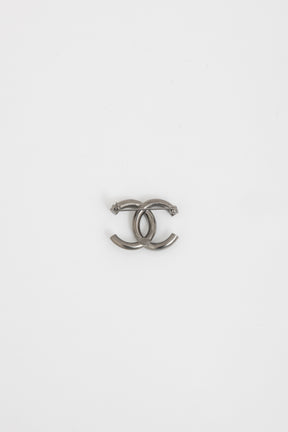 Ruthenium CC Strass Brooch