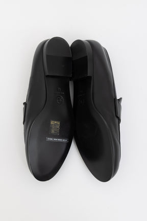 Enamel CC Logo Loafers
