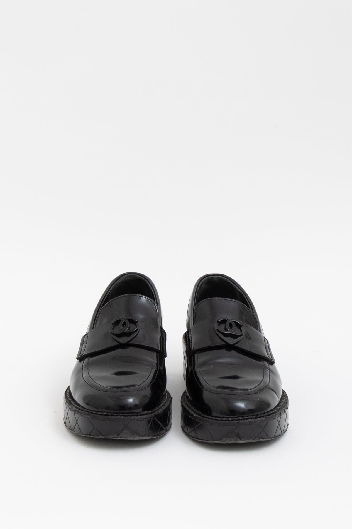 Quilted CC Moccasin Loafers