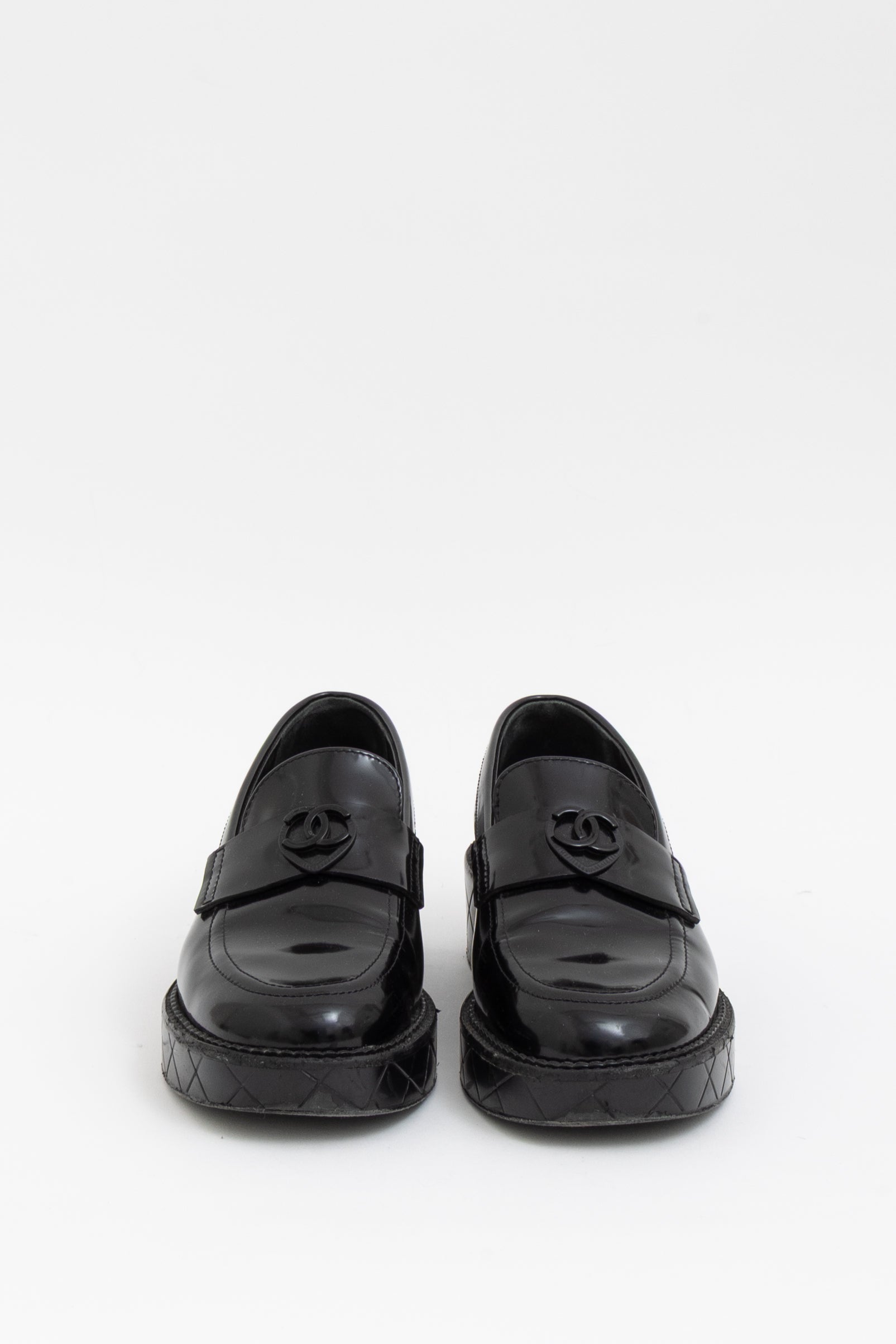 Quilted CC Moccasin Loafers