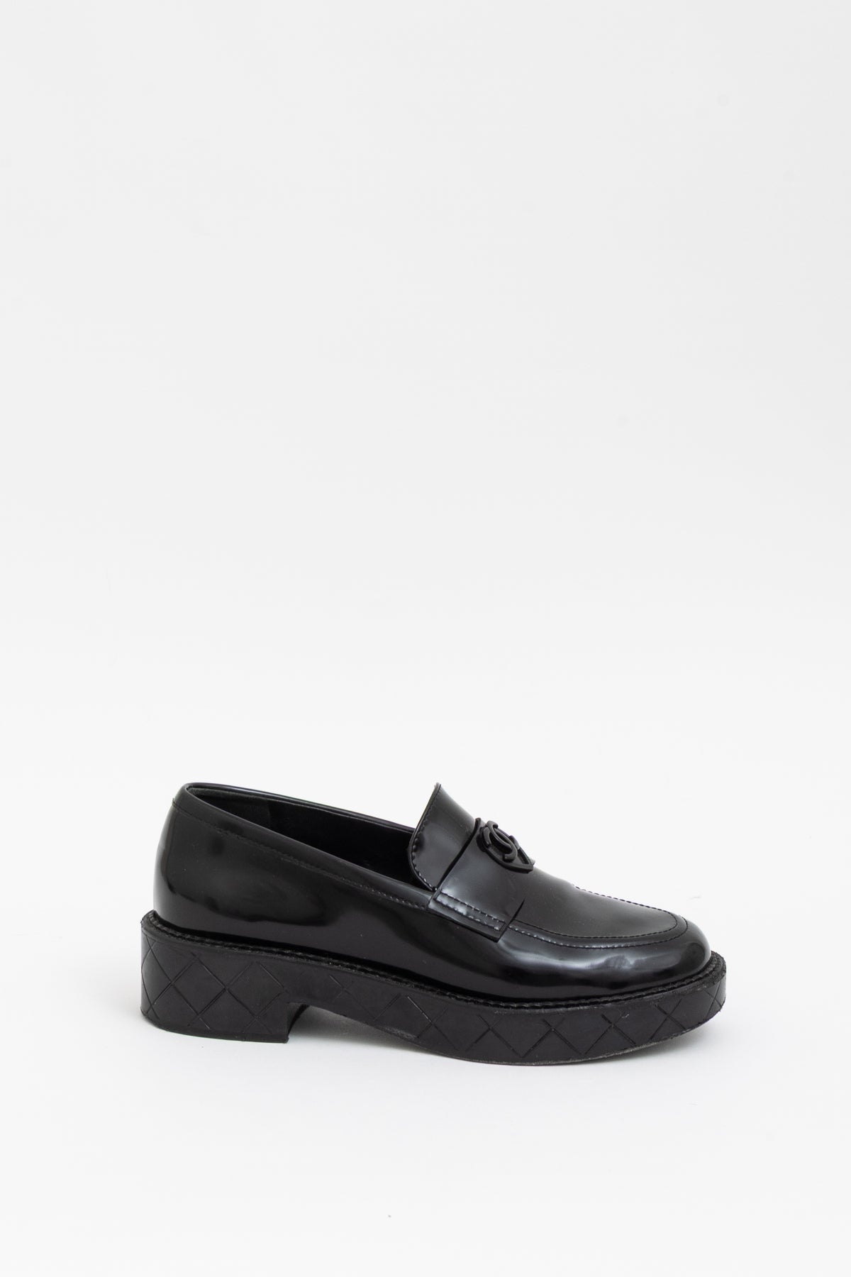 Quilted CC Moccasin Loafers