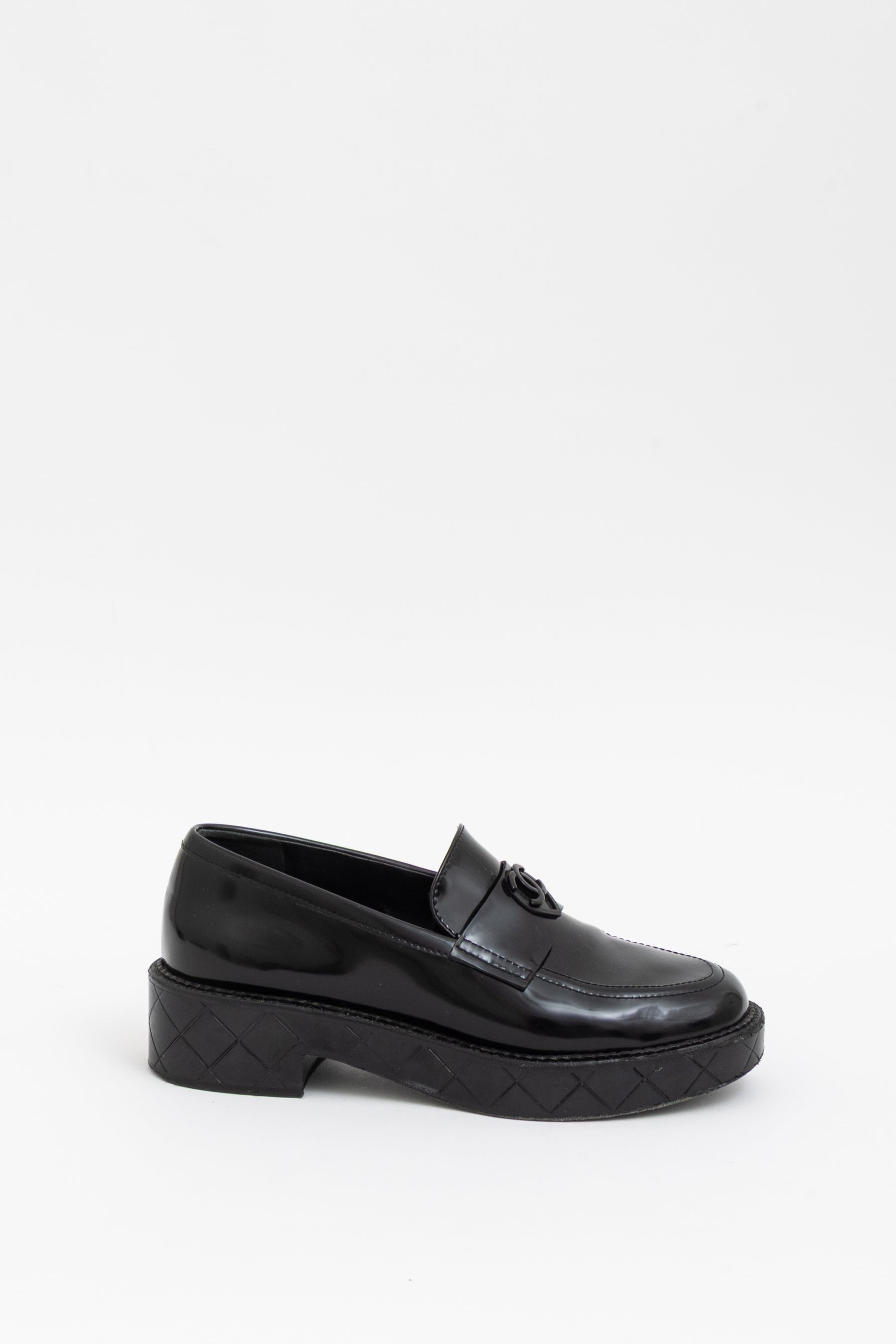 Quilted CC Moccasin Loafers