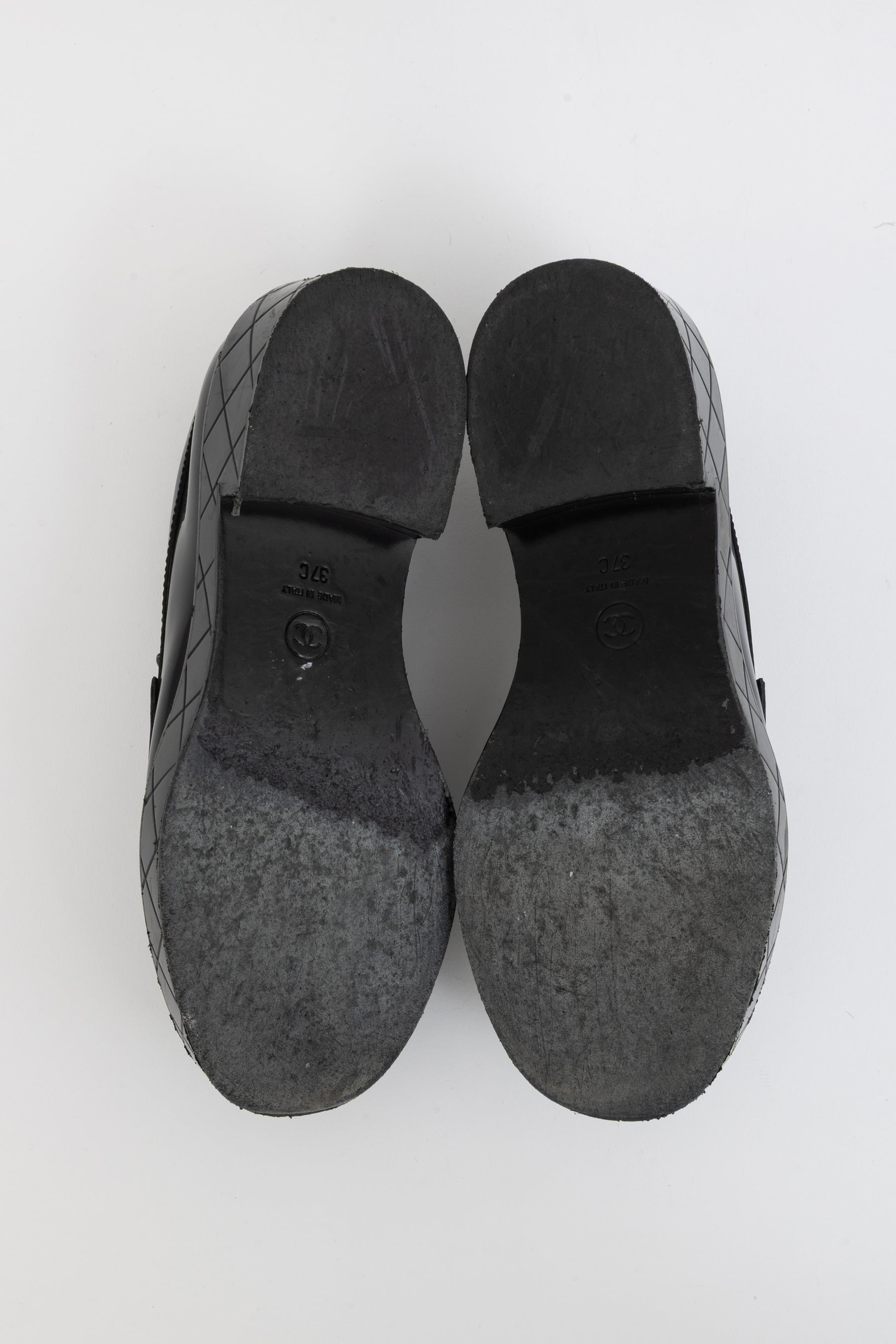 Quilted CC Moccasin Loafers