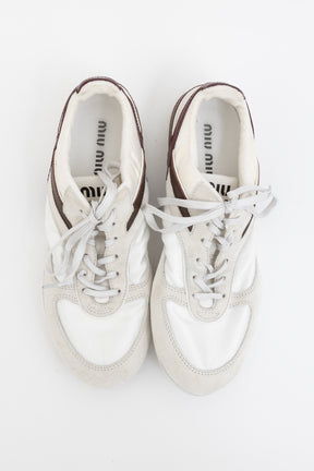 Gymnasium Technical Fabric and Suede Sneakers