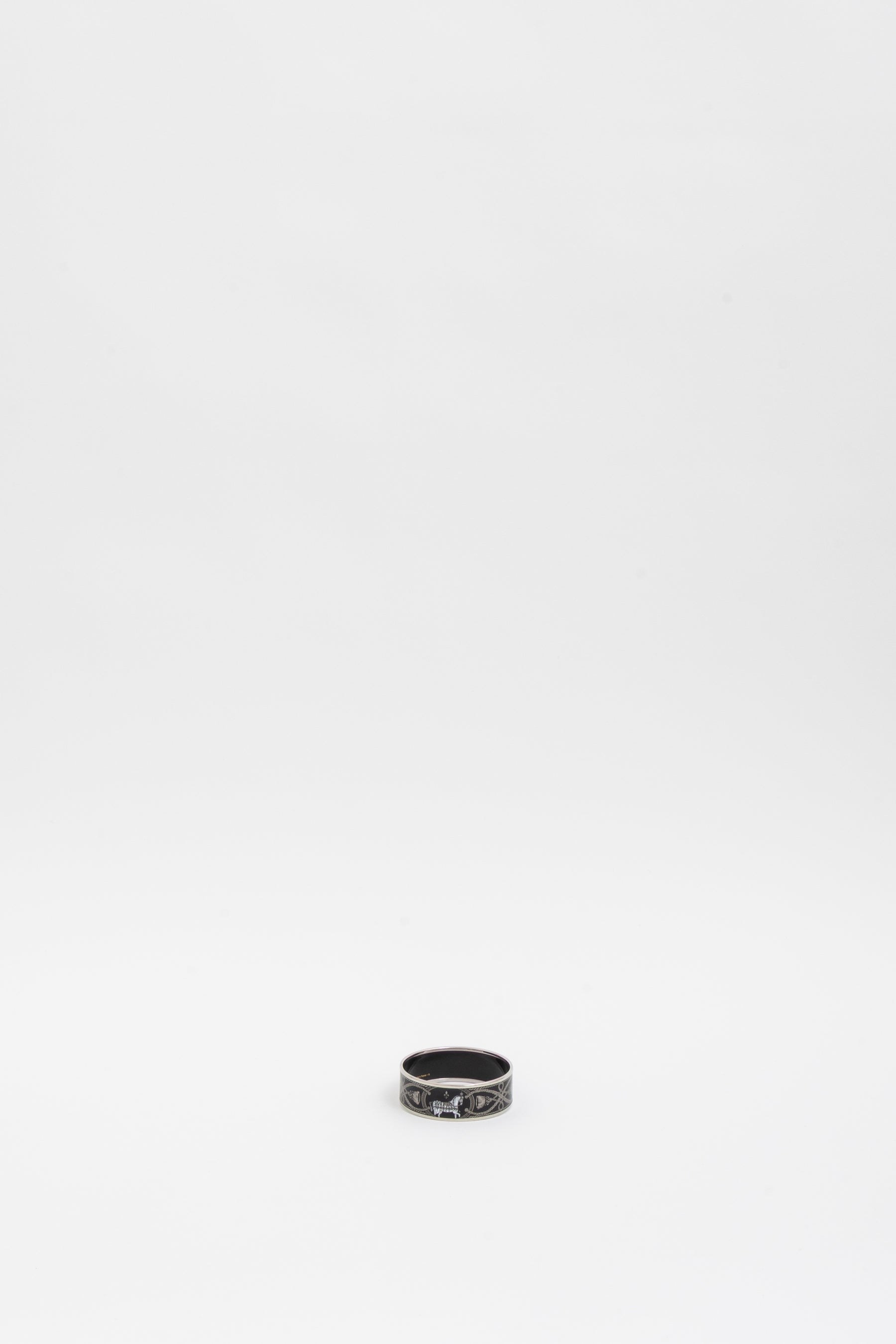Grand Apparat Wide Enamel Bangle Bracelet