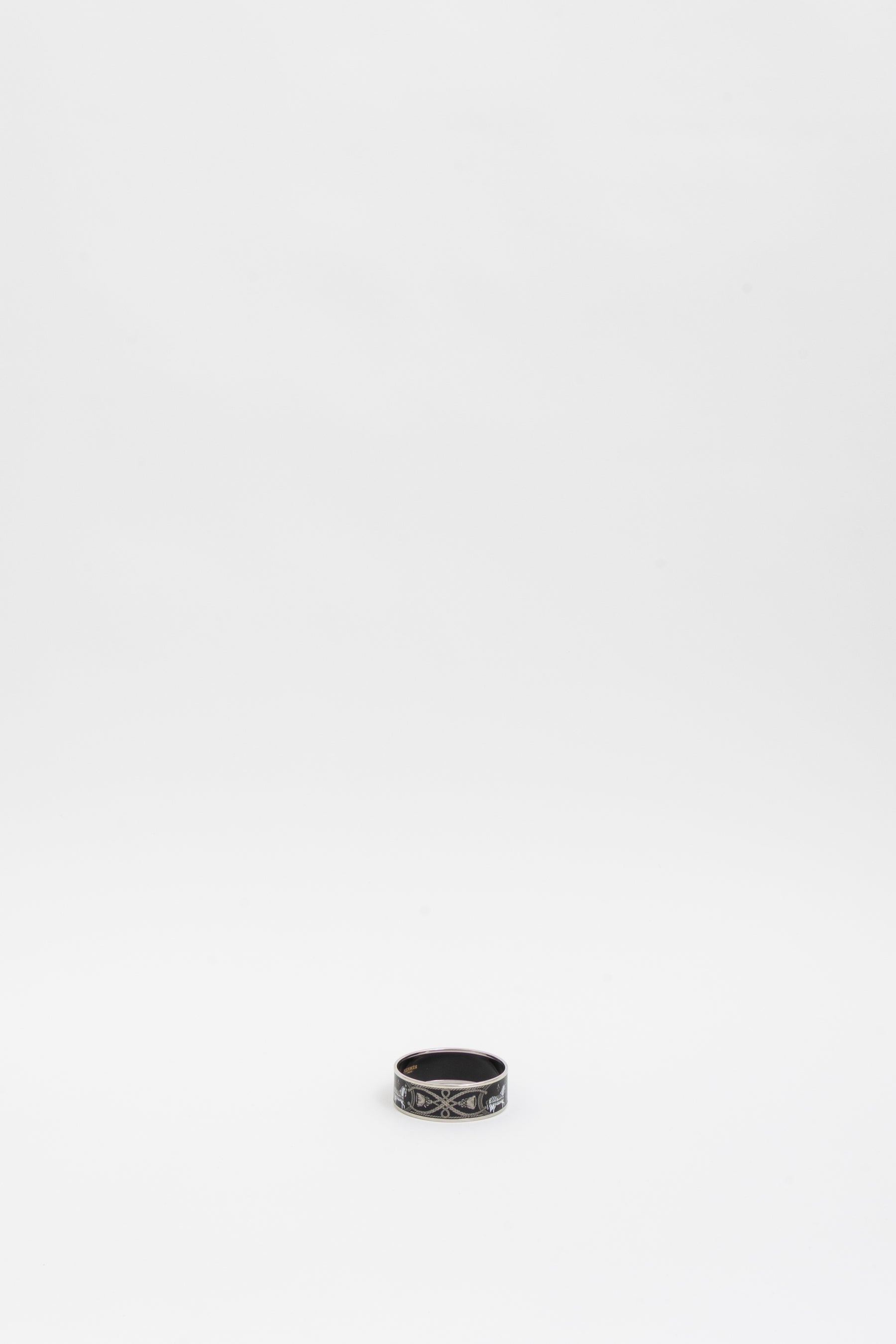 Grand Apparat Wide Enamel Bangle Bracelet