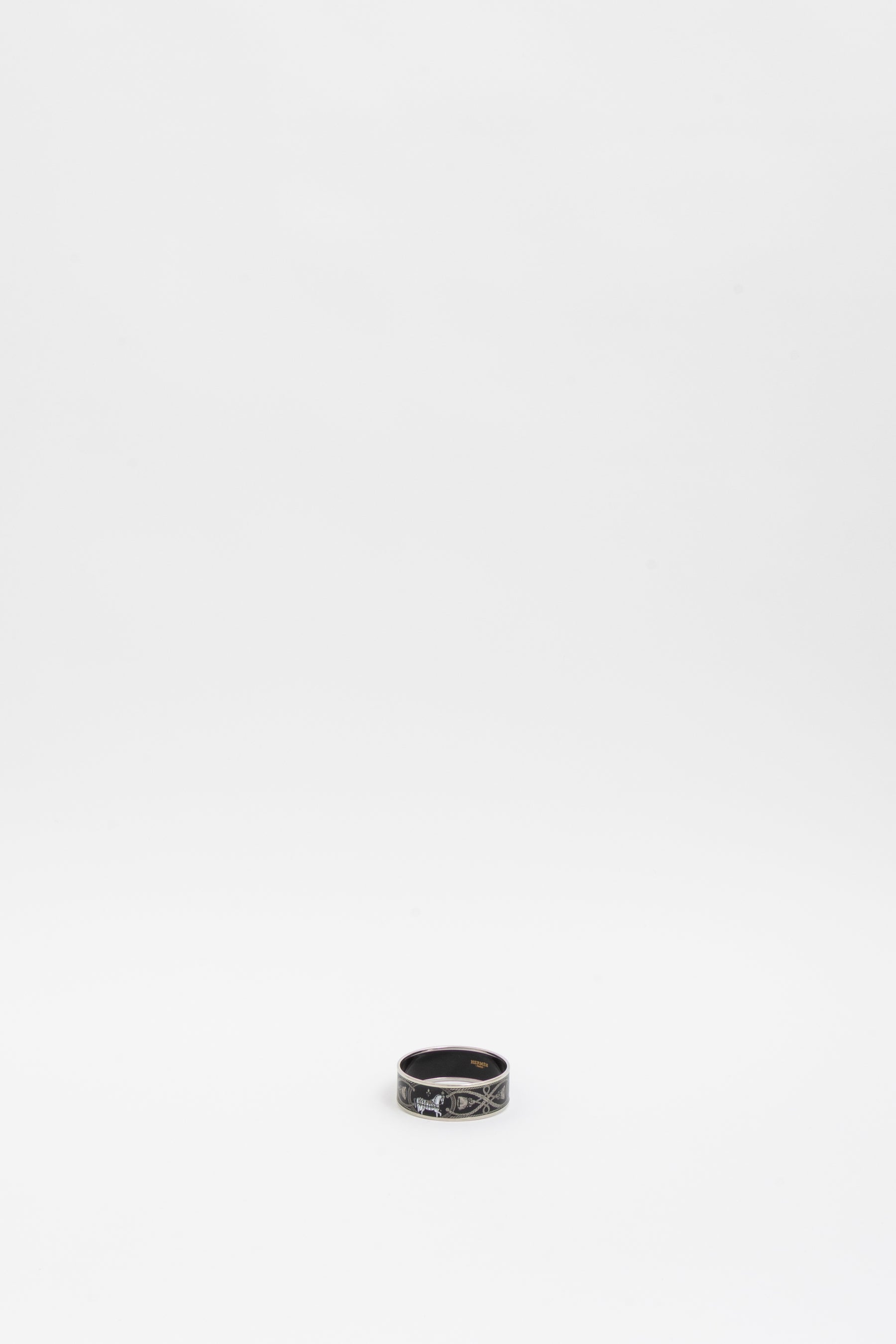 Grand Apparat Wide Enamel Bangle Bracelet