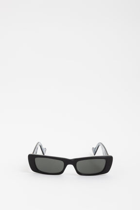 Rectangular Logo Sunglasses