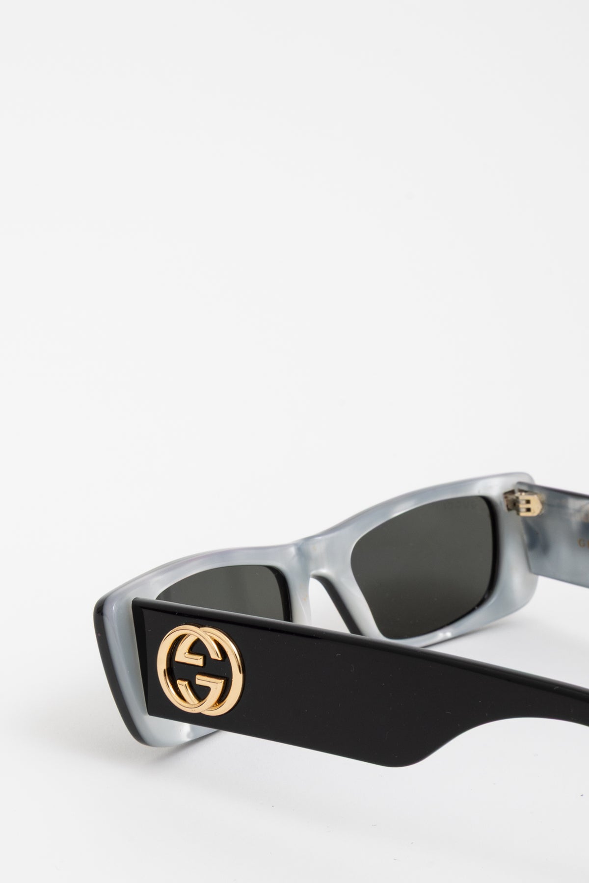 Rectangular Logo Sunglasses