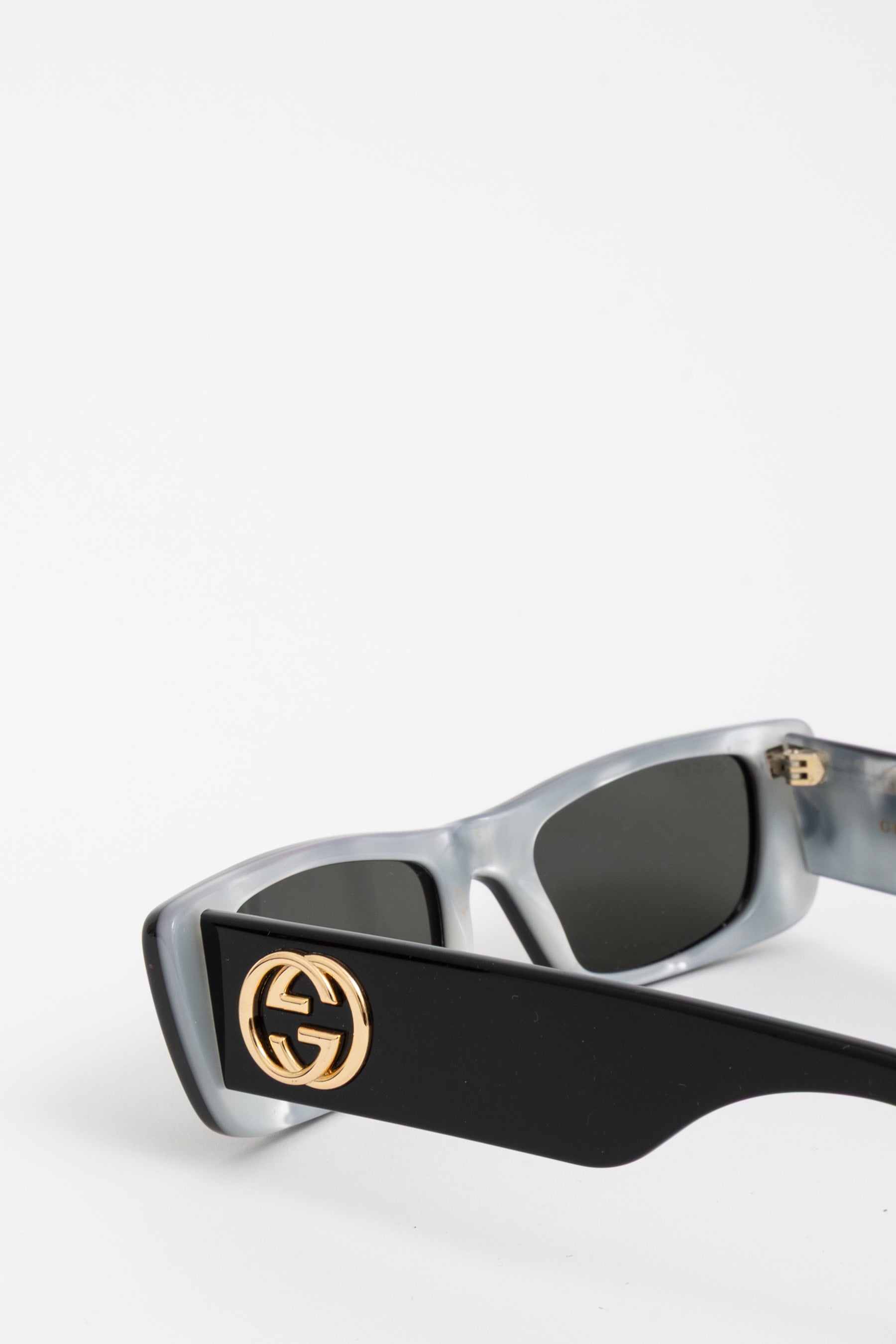 Rectangular Logo Sunglasses