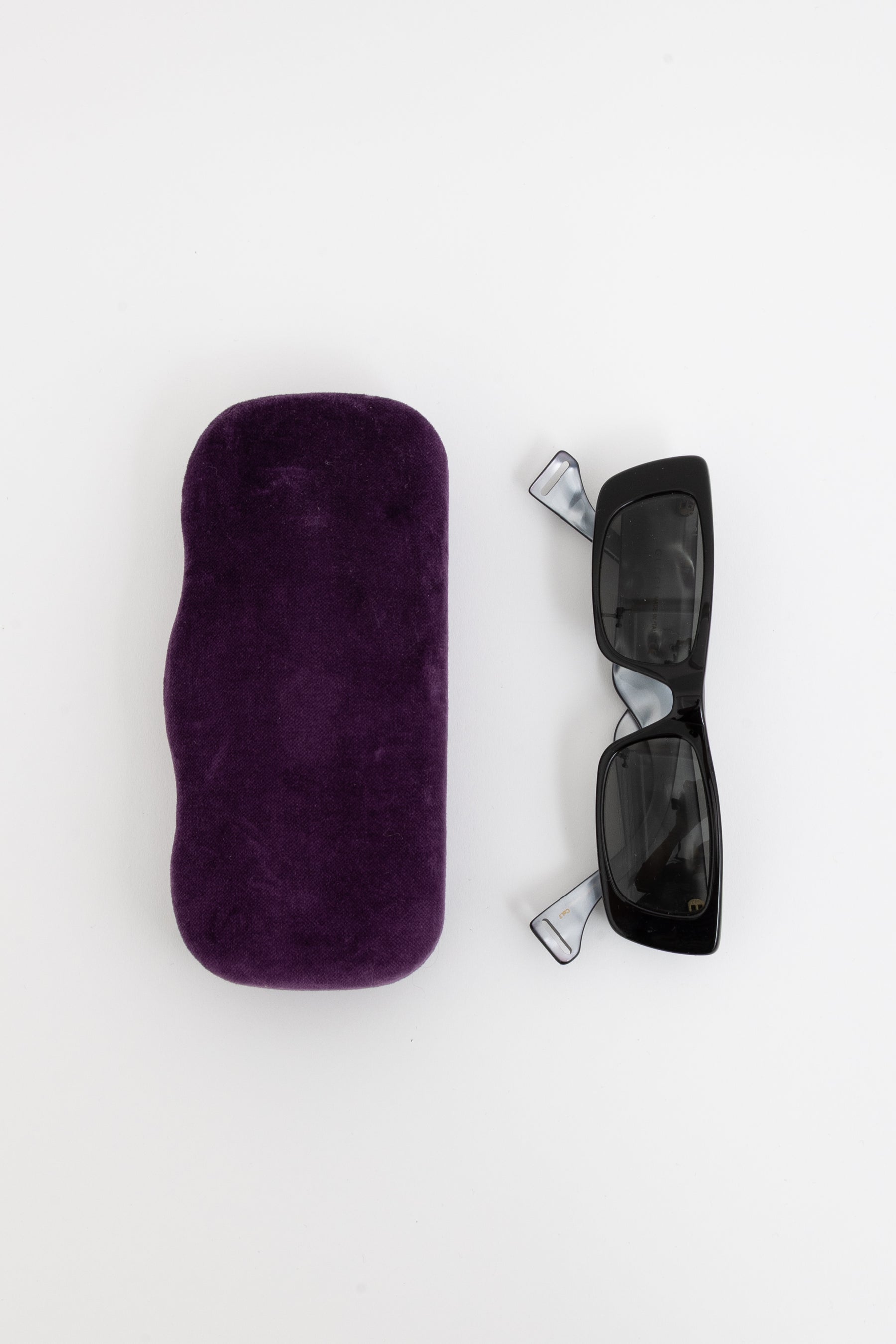 Rectangular Logo Sunglasses