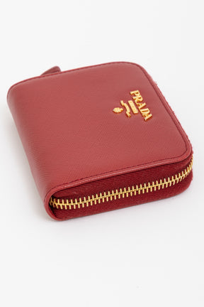 Saffiano Zip Around Wallet