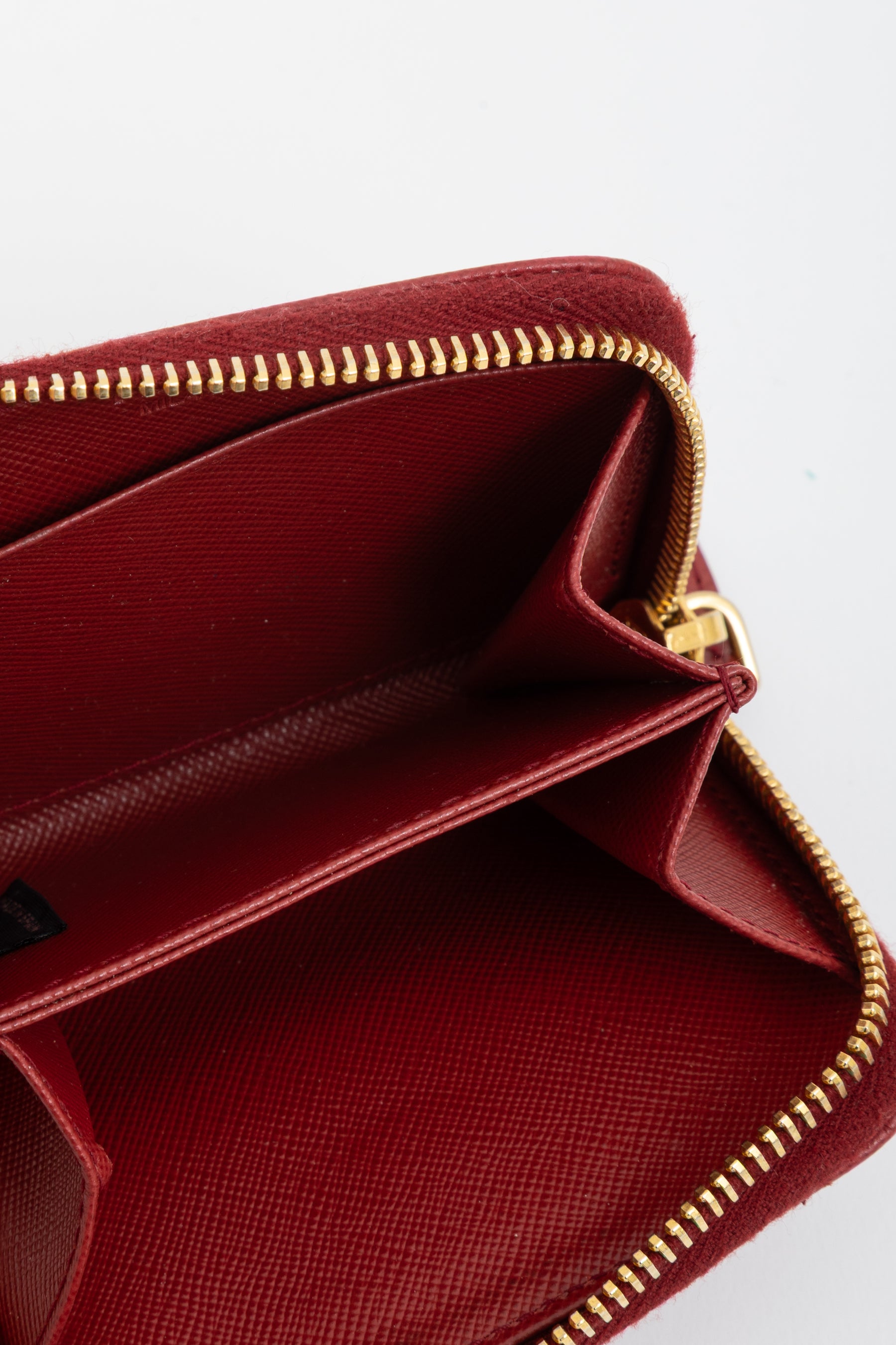 Saffiano Zip Around Wallet