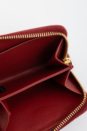 Saffiano Zip Around Wallet