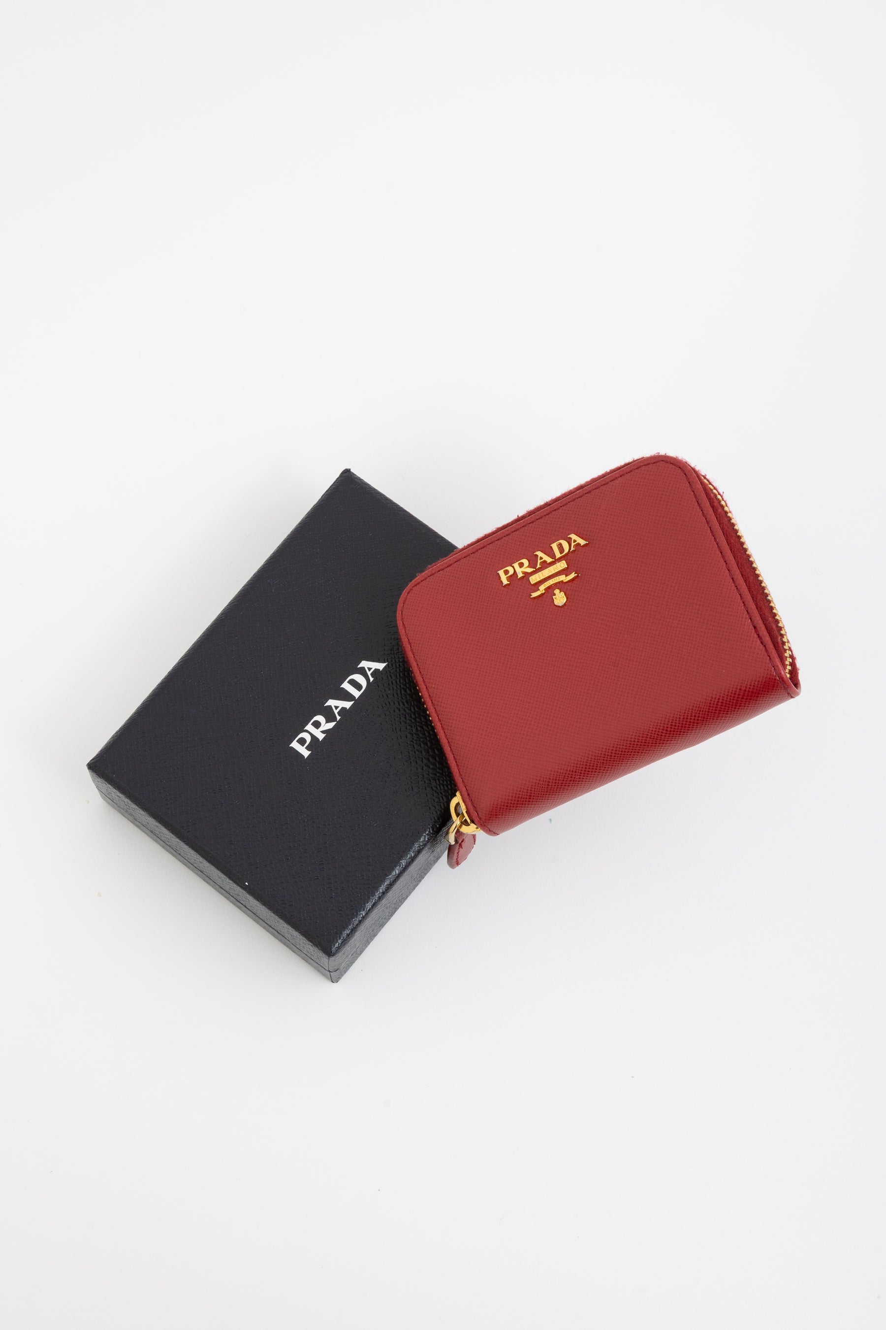 Saffiano Zip Around Wallet