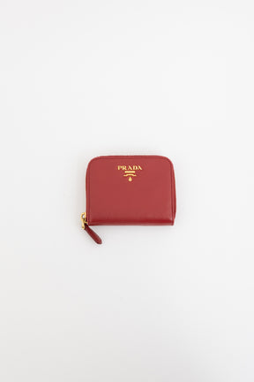 Saffiano Zip Around Wallet