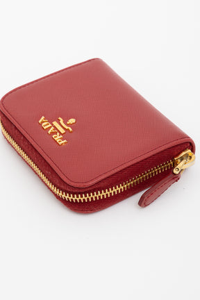 Saffiano Zip Around Wallet