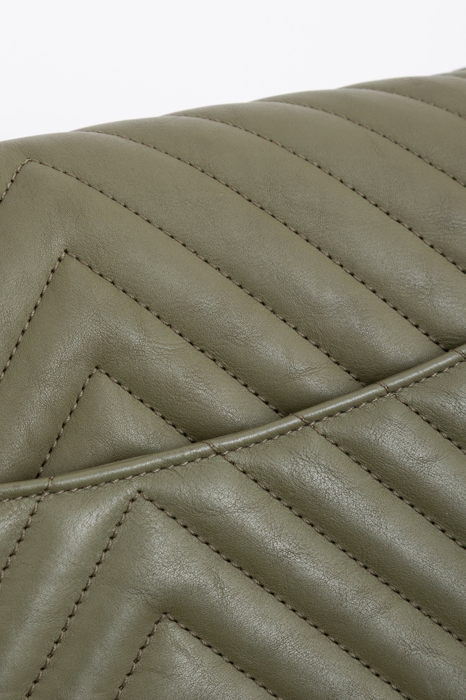 Chevron Jumbo Classic Double Flap Bag