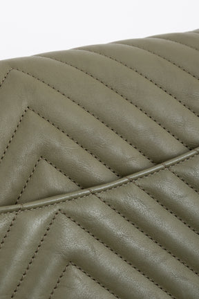 Chevron Jumbo Classic Double Flap Bag